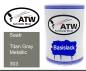 Preview: Saab, Titan Gray Metallic, 303: 500ml Lackdose, von ATW Autoteile West.